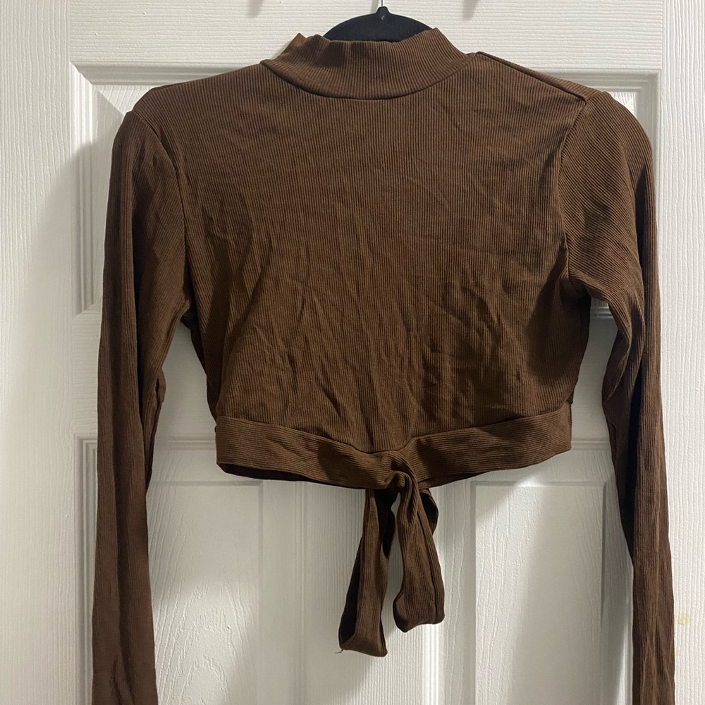 Cute Long sleeve Crop Top